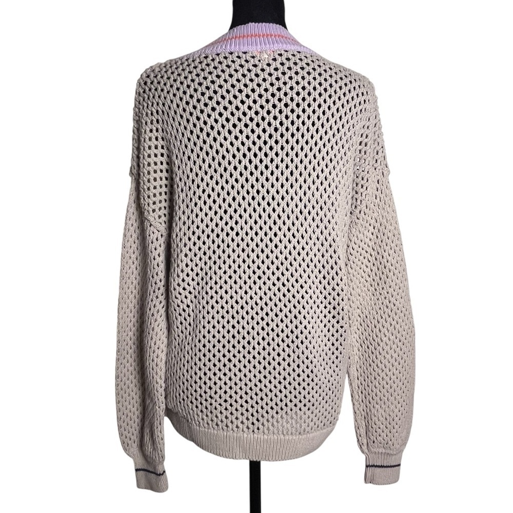 Lisa Todd Open Knit Preppy Sweater – Size Small - Picture 3 of 9